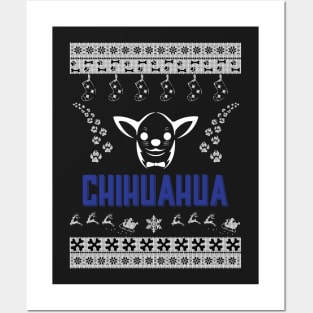 Merry Christmas CHIHUAHUA Posters and Art